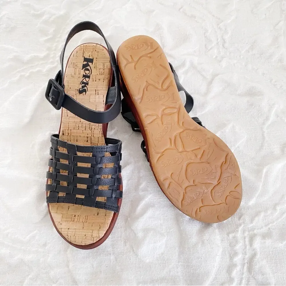 Korks Marley Sandals Size 10 New $100